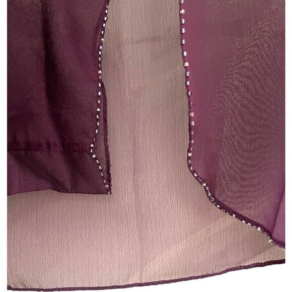 Jade By Jasmine Women's Plum / Purple Chiffon MOB Formal Gown - Size 8 - NWT 🌟 - Picture 12 of 16